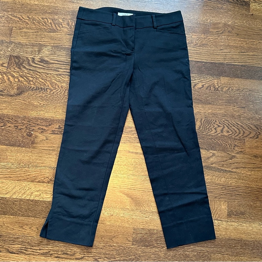 LOFT Riviera Pant - Black Ankle Length Marisa Fit Trousers - Size 4